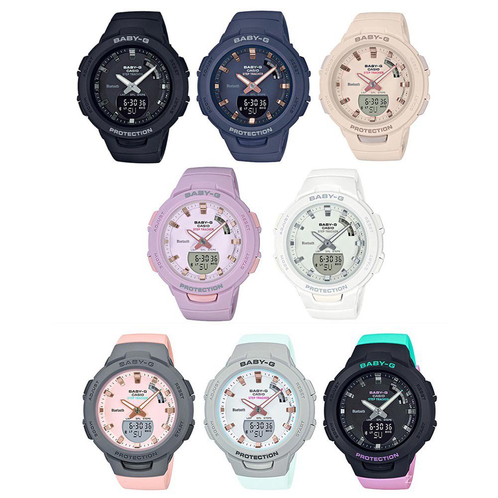 RBzg Casio Baby-G นาฬิกาข้อมือผู้หญิง BSA-B100(BSA-B100,BSA-B100-1A,BSA-B100AC,BSA-B100MF,BSA-B100AC