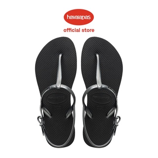 Havaianas รองเท้าแตะ สีดํา สําหรับผู้หญิง