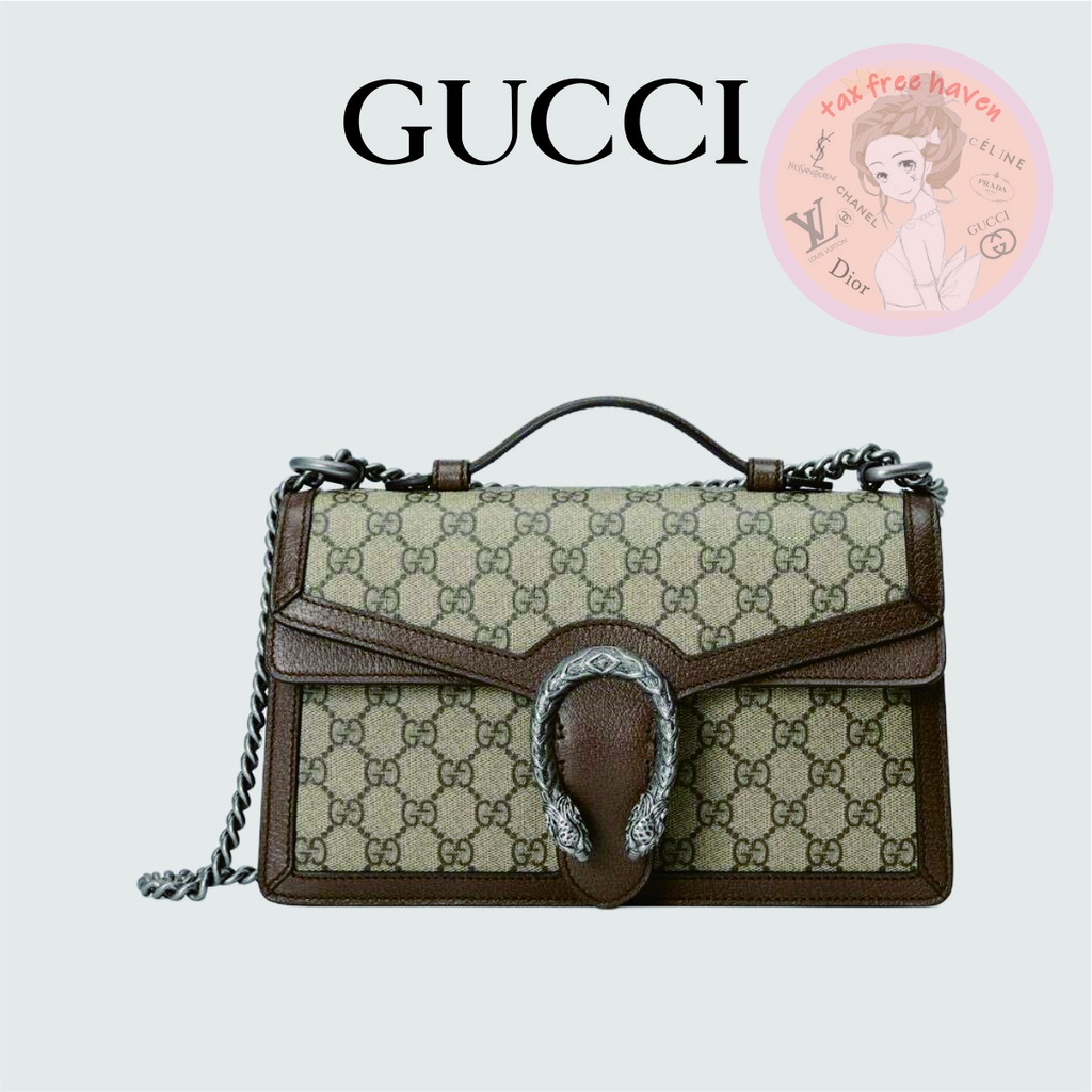 Shopee ลดกระหน่ำ 🔥ของแท้ 100% 🎁Gucci Brand New Dionysus Collection GG Handbag