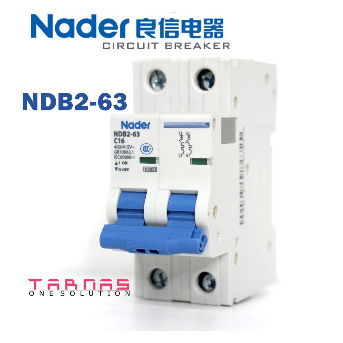 Nader Breaker NDB2-63 (1P/2P) นาเดอร์ เบรคเกอร์