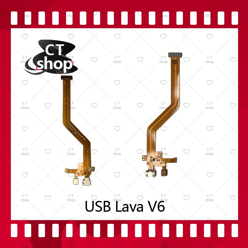 สำหรับ Ais Lava V6 อะไหล่สายแพรตูดชาร์จ แพรก้นชาร์จ Charging Connector Port Flex Cable（ได้1ชิ้นค่ะ) 