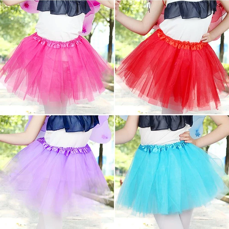 Layered Tulle Tutu กระโปรงสําหรับสาวปาร์ตี้และวันเกิด Custome 3-6 ปี 30 ซม.สาวบัลเล่ต์ Tutu ชุด thumbnail 4