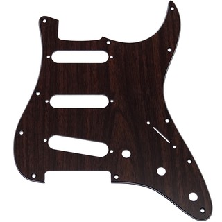 Paramount ปิ๊กการ์ดกีตาร์ไฟฟ้า ทรง Strat 3 Ply แบบ S-S-S รุ่น X100120612 (Rosewood Film Strat Type Pickguard)