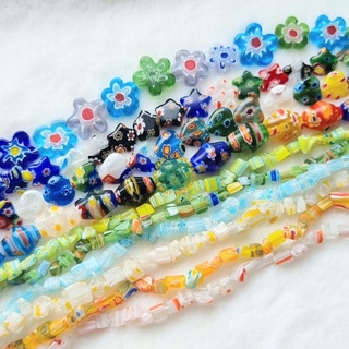 ลูกปัดแก้วมูราโน่ DIY แก้วมูราโน่ ลูกปัดแก้ว Murano glass