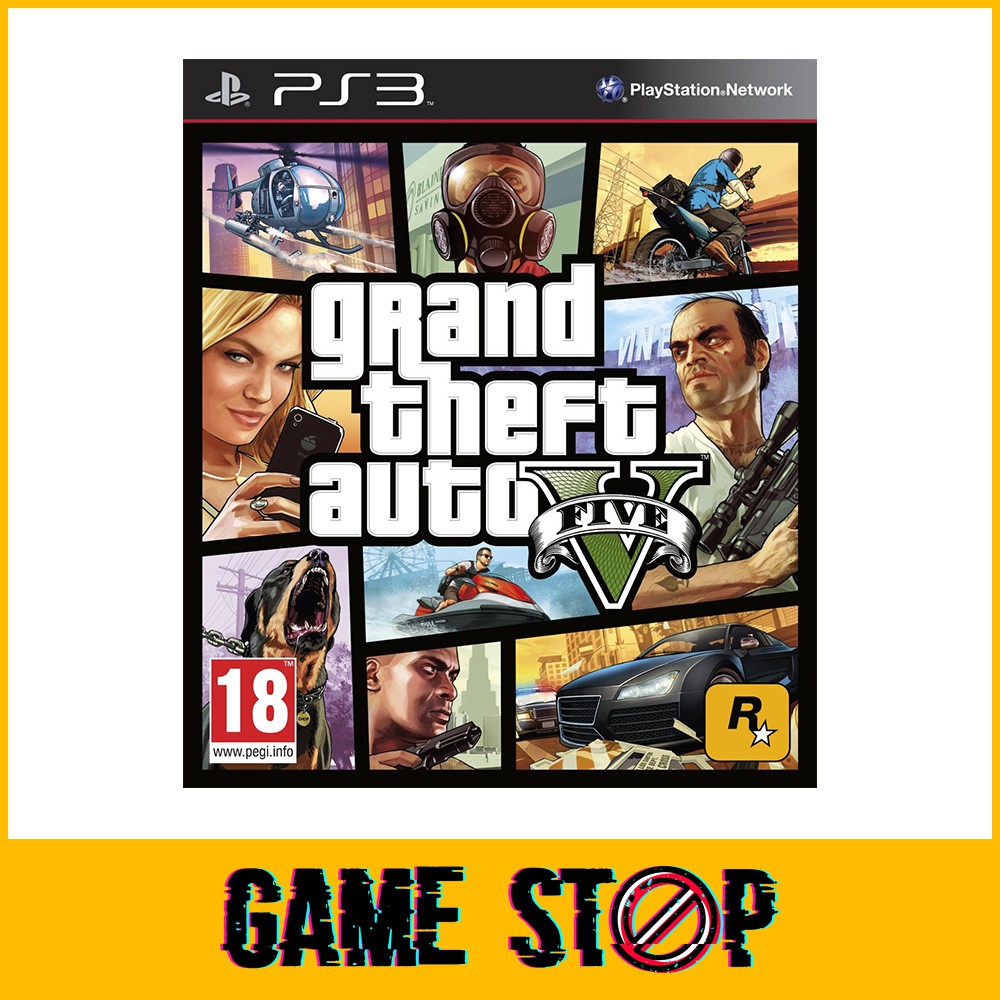 แผ่นดิสก์ PS3 Grand Theft Auto V GTA 5 [แผ่นฟิสิกส์] [ใหม่]