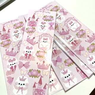 สติกเกอร์ Princess Hologram (PP) เคลือบโฮโลแกรม