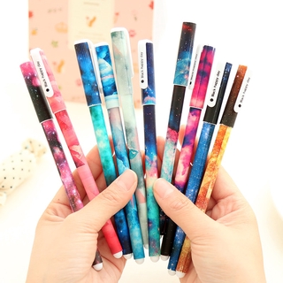 ปากกาหมึกเจลลายดาว Boligrafos Kawaii Boligrafos 10ชิ้น