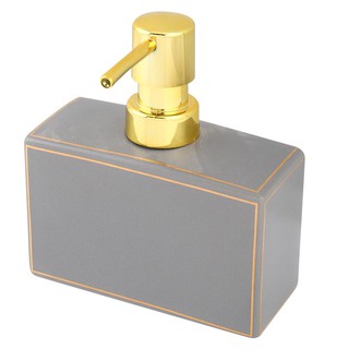 ที่วางของ ที่ใส่ของ กระปุกสบู่เซรามิก MOYA CE-2402-GRAY-DCERAMIC SOAP DISPENSER MOYA CE-2402-GRAY-D