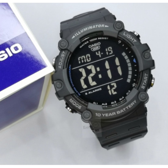 แท้แน่นอน 100% หายากสุดๆ Casio AE-1500-8B อุปกรณ์ครบทุกอย่างพร้อมใบรับประกัน CMG ประหนึ่งซื้อจากห้าง