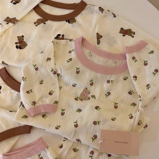 ชุดนอนเด็ก ลายหมี Teddy bear
