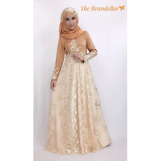 Dress Muslim BD017 ชุดอิสลาม สวยๆ เดรสมุสลิม ชุดเดรสอิสลาม พร้อมผ้าคลุม ชุดรายอมุสลิม แฟชั่นมุสลิม เสื้อผ้ามุสลิม อะบายา