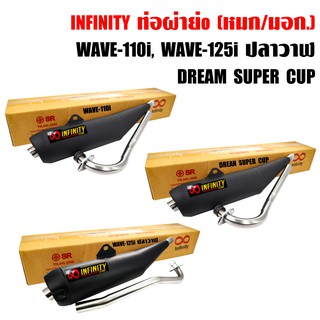 INFINITY ท่อย่น ท่อผ่าย่น WAVE-110i,WAVE-125iปลาวาฬ,DREAM SUPER CUP + แผ่นเพลทติดต่อ INFINITY