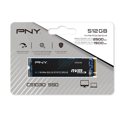 SSD m.2 NVME PNY CS1030 CS1031 256GB/512GB/1TB Warrenty 3-Year