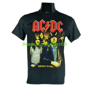 เสื้อยืดสีขาวเสื้อวง Ac/Dc เสื้อวงดังๆ วินเทจ เสื้อวินเทจ acdc เอซี/ดีซี ADC467S-4XL