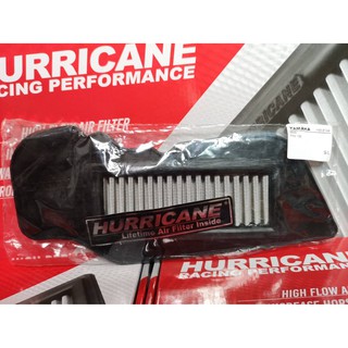 กรองอากาศสแตนเลส (HURRICANE) YAMAHA Q-BIX MIO-125GT FINO-125