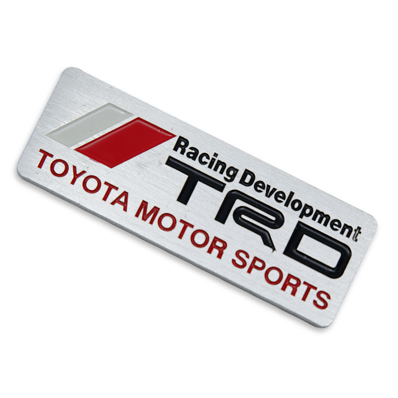 โลโก้ ติดท้าย เพลส "TRD Motor Racing" Logo TRD Motor Racing Toyota Corollar Altis, Camry, Hilux Vigo, Vios, Fortuner