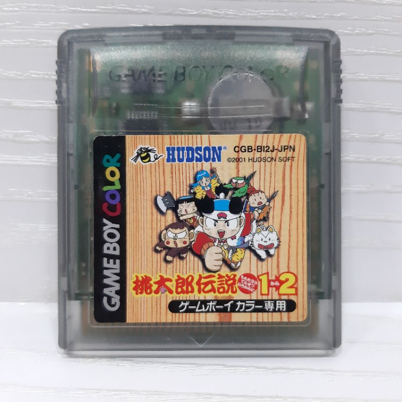 ตลับแท้ [GBC] [0059] Momotarou Densetsu 1 kara 2 (Japan) (CGB-BI2J) Gameboy Game Boy Color เกมบอย Momotaro
