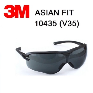 3M V35 แว่นตานิรภัยรูปทรงสปอร์ตเลนส์ดำ 3M Virtua Sport Asian Fit Series