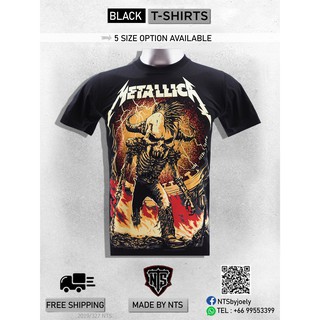 เสื้อยืดNTS รุ่น ROC-METALLICA