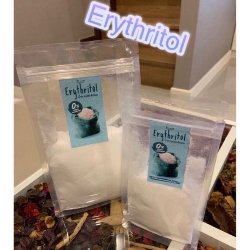 *Keto* Erythritol (น้ำตาลอิริทริทอล)เม็ดละเอียด มีขนาด 1 kg