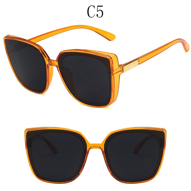 2021 New Fashion Square Sunglasses European and American Style Sunglasses, Personality Korean Version of The Net Red Glasses Cat Eye Sunglasses Trend #4