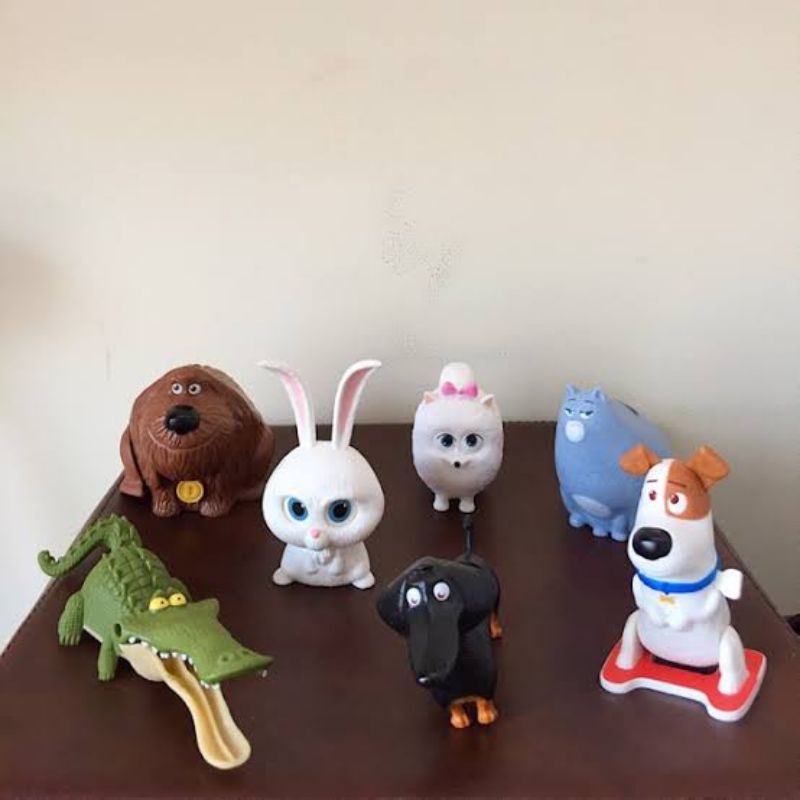 ของเล่นแมคโดนัลด์ Pets Mcdonalds เรื่องลับแก๊งขนฟู ครบเซ็ต ตุ๊กตาแมค ตุ๊กตาสัตว์ แมว หมา