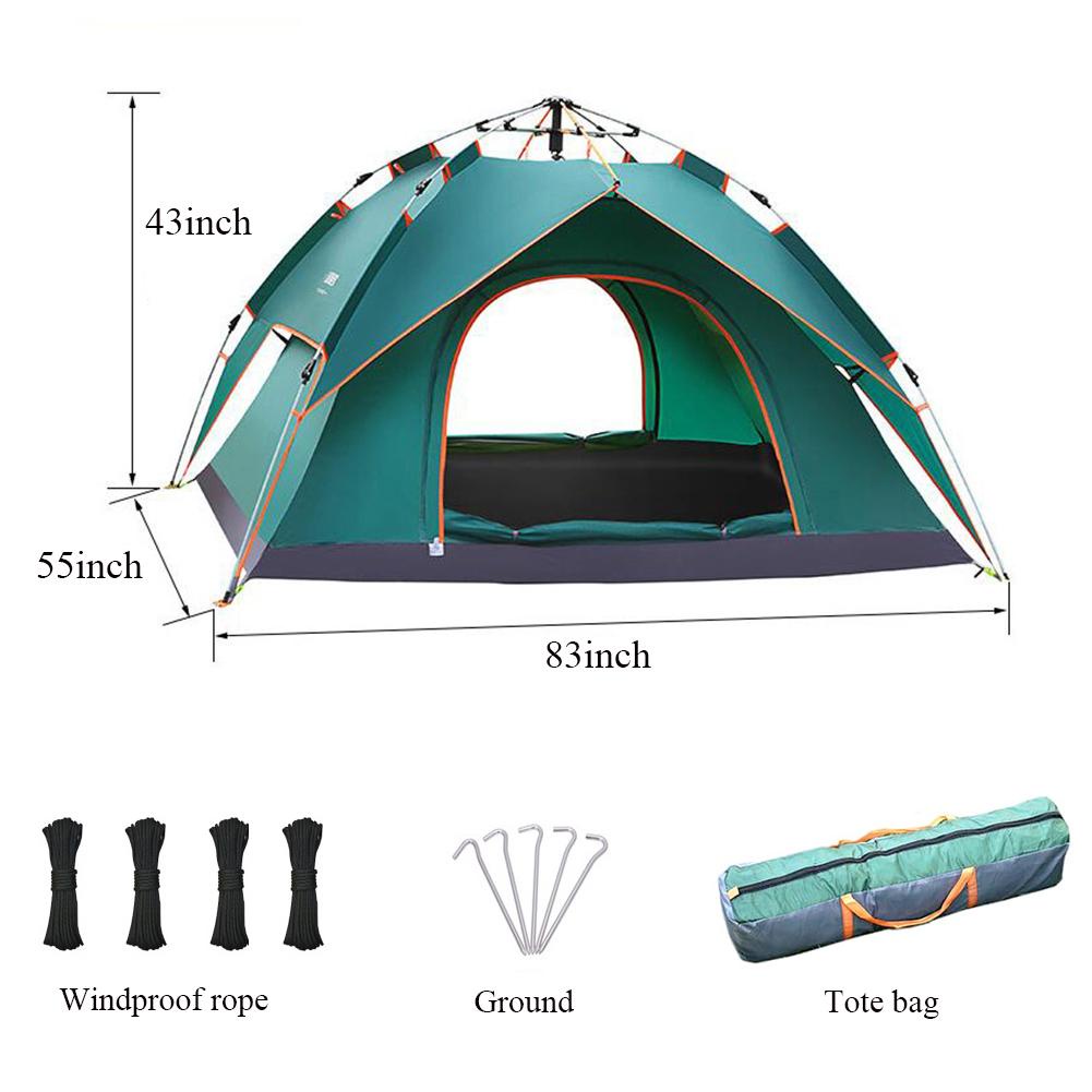 เต็นท์กลางแจ้ง Outdoor Camping Waterproof 2 Person Tent Easy Setup