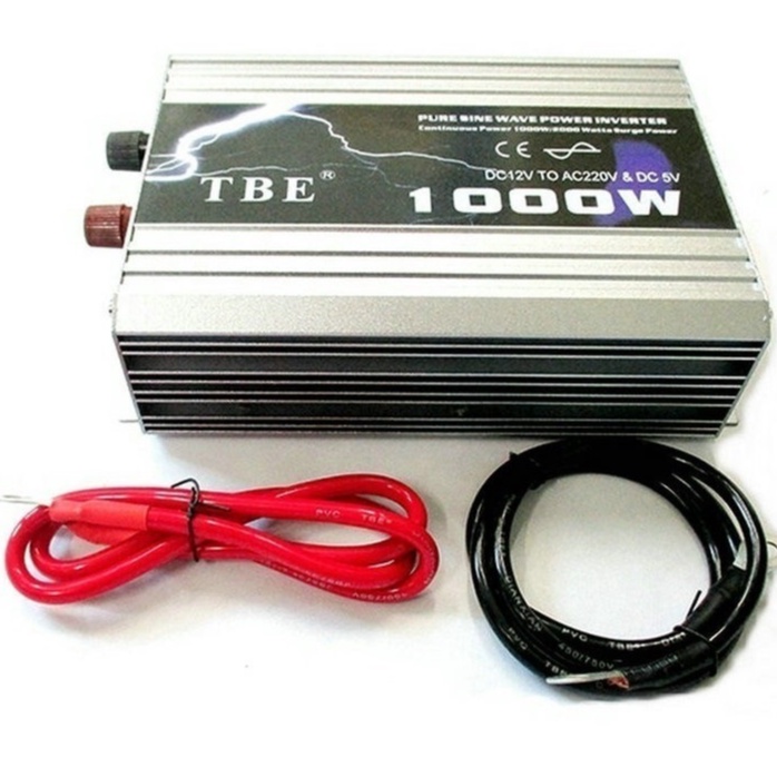 ✅ เเท้  100% เปิดขายมา 10 ปี ✅ TBE inverter pure sine wave power inverter เครื่องแปลงไฟ อินเวอร์เตอร์ TBE 1000W-500W 12V