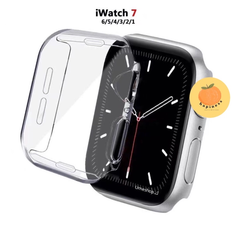เคสหน้าปัดนาฬิกาข้อมือ สีใส สำหรับ iWatch 10 9 8 7 6 SE 5 4 3 2 1 ขนาด 38 มม. 42 มม. 42 มม. 40 มม.41/4MM CASEแอปเปิ้ลวอช