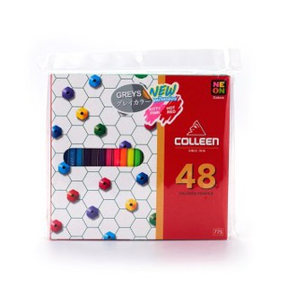 COLLEEN คอลลีน ดินสอสีแท่งยาว 48 สี