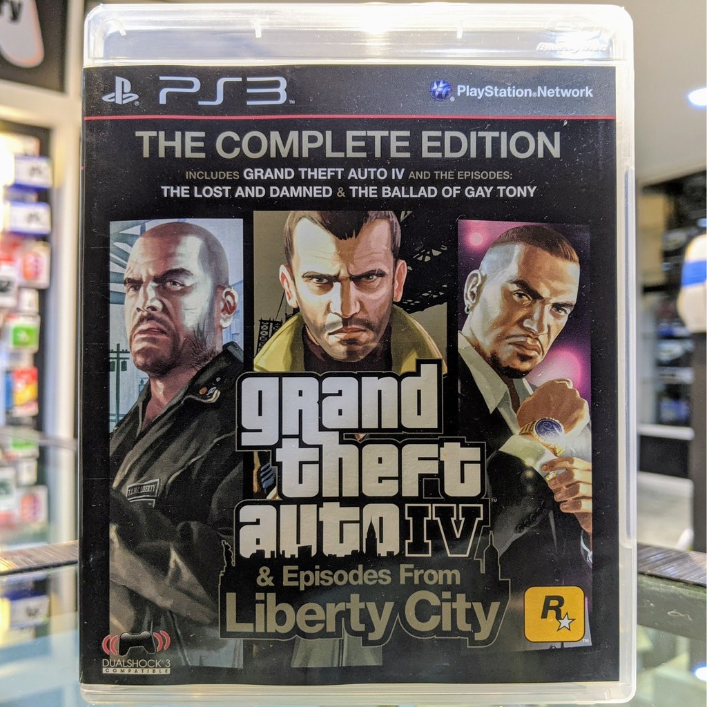 (ภาษาอังกฤษ) มือ2 GTA IV &amp; Episodes from Liberty City The Complete Edition เกมPS3 แผ่นPS3 มือสอง GTA 4 Grand Theft Auto