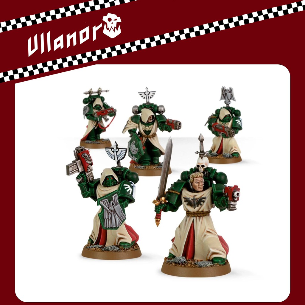 DARK ANGELS ASSAULT Squad / 5x Space Marines / Warhammer 40k / Very Well Painted EUR 129,00 - FR