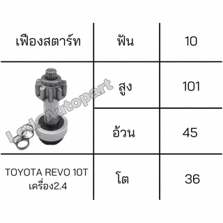 เฟืองสตาร์ทTOYOTA REVO (โตโยต้ารีโว่)10ฟัน