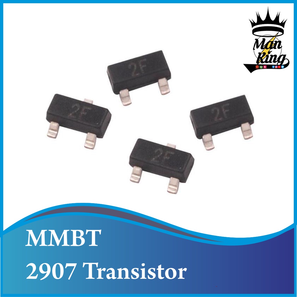 MMBT2907A SOT-23 บรรจุ 10 smd ทรานซิสเตอร์ trioda MMBT2907ALT1G MMBT2907