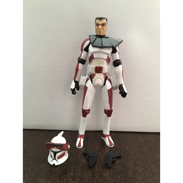 Hasbro Star Wars The Clone Wars Clone Commander Lieutenant Thire Clone Trooper 3.75 1:18