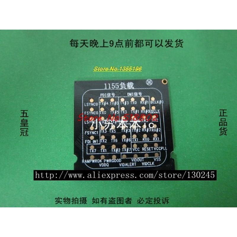 1 ชิ้น/ล็อต 1155 ซ็อกเก็ตทดสอบ CPU 1155 เมนบอร์ดซ่อม dummy loadge โหลด