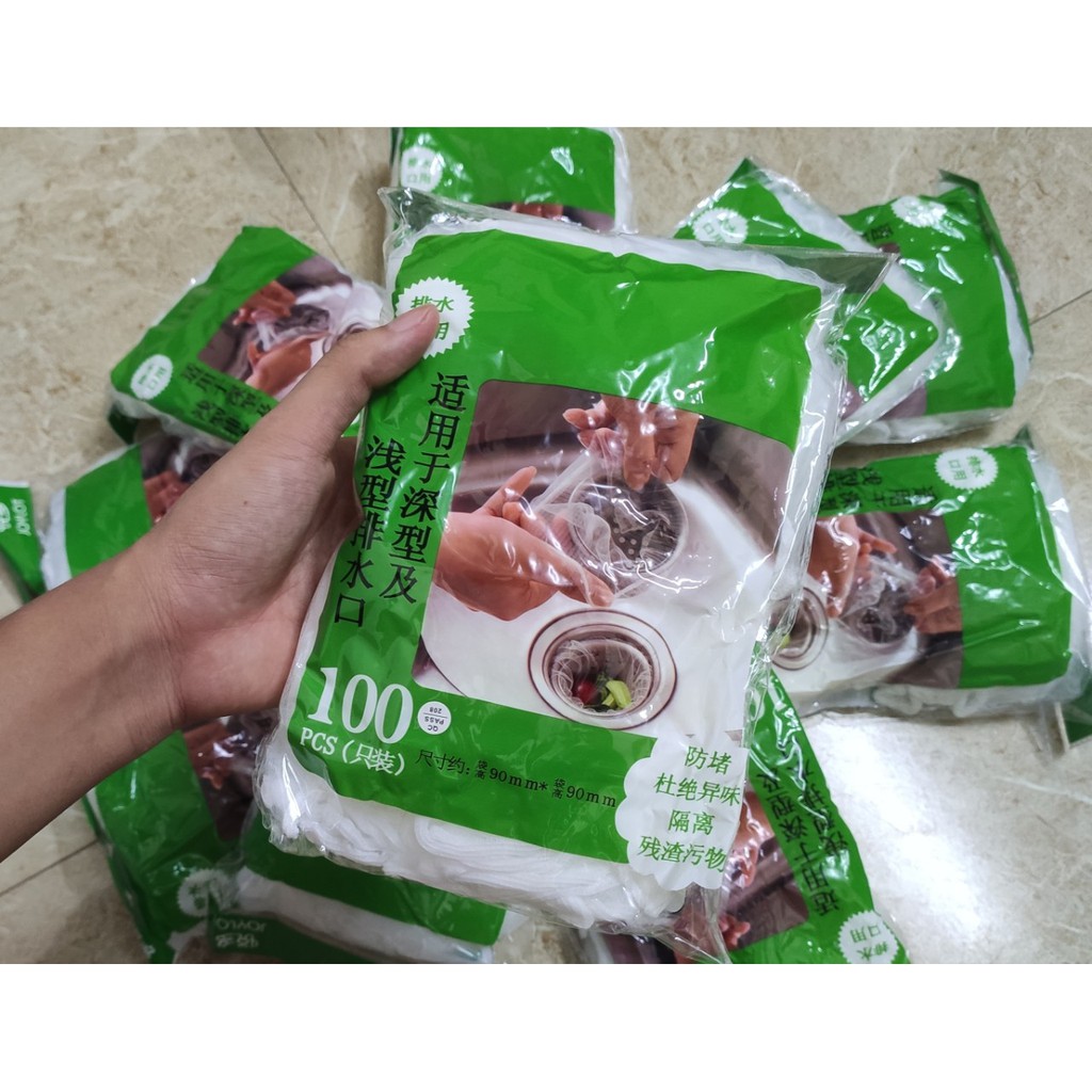 ถุงกรองอ่างล้างจาน - JOYLOT - 100 ถุง/ผลิตภัณฑ์ - KING OF PACKAGING