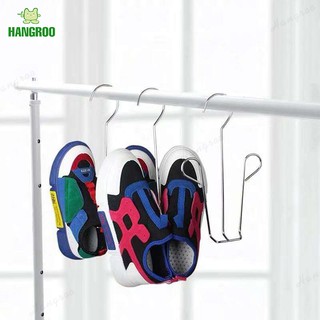 HANGROO  H582 ไม้แขวนรองเท้า ที่แขวนรองเท้าสแตนเลส ที่ตากรองเท้า