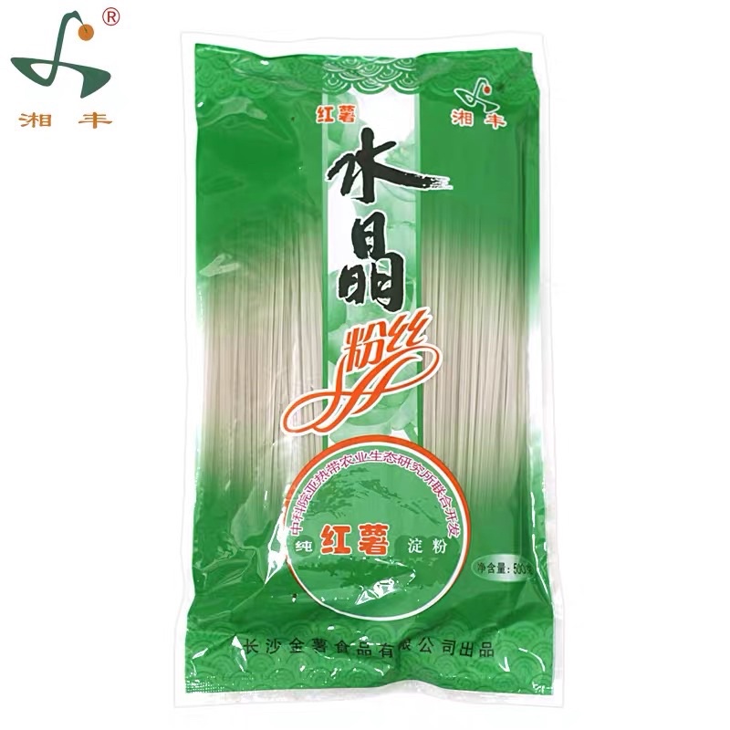 เส้นหม่าล่า หรือวุ้นเส้นจีน(湘丰红薯水晶粉丝)400g พร้อมส่ง เส้นกลมเล็ก นุ่ม หนึบ ใช้สำหรับกินคู่กับชาบูหม่าล่า สุกี้ หมูกระทะ