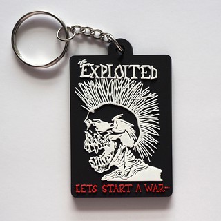 พวงกุญแจยาง Exploited Rock ร๊อค