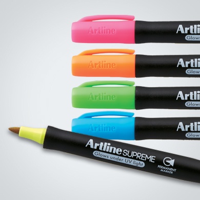 ARTLINE SUPREME UV PERMANENT MARKER 700 1.0mm เรืองแสง