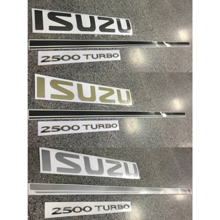 สติ๊กเกอร์ดั้งเดิมติดฝาท้าย ISUZU TFR ปี1999 เครื่อง 2500 Turbo