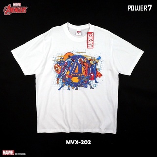 Power 7 Shop เสื้อยืดการ์ตูน ลาย ลิขสิทธ์แท้ MARVEL COMICS  T-SHIRTS (MVX-202)