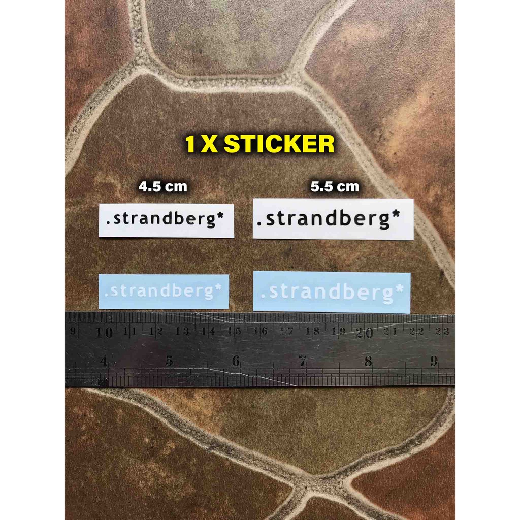 Strandberg Boden Salen Guitar Sticker Electric Headstock Stratocaster Tele Headless Decal Bass