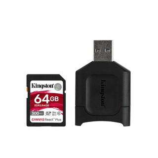 KINGSTON 64GB SD CARD (เอสดีการ์ด) CANVAS REACT PLUS (MLPR2/64GB)(By Shopee  SuperIphone1234)