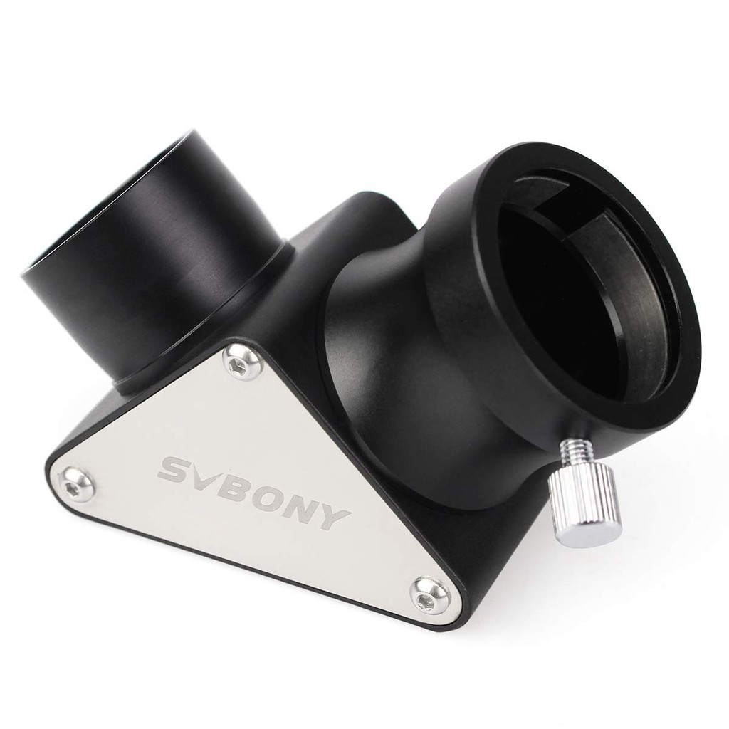 SVBONY SV188 ซีนิธ มิร์เรอร์อะแดปเตอร์แนวทแยง1.25 นิ้ว 90 องศา สร้างภาพโลหะทั้งตัวสำหรับกล้องโทรทรรศน์หักเห