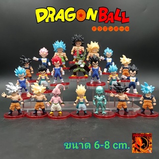 โมเดล ดราก้อนบอล (Dragon ball) ชุด เซลล์ &amp; โบลี่ ครบชุด 21 ตัว ขนาดประมาณ 7 Cm. งาน WCF China Version วัสดุ PVC พร้อมส่ง