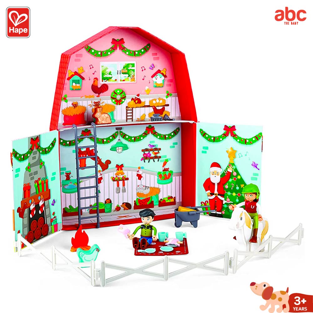 Hape 冬日农场人偶 Christmas Barn Advent Calendar 3Y+ 图片 2