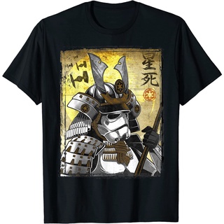 เสื้อยืดผ้าฝ้ายพรีเมี่ยม เสื้อยืด พิมพ์ลายโปสเตอร์ Star Wars Samurai Trooper