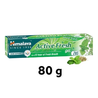 Himalaya ACTIVE FRESH HERBAL Tooth Paste ยาสีฟัน ฮิมาลายา 80g.